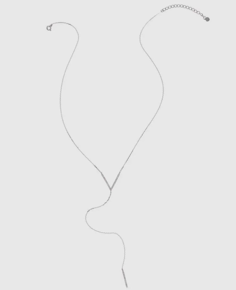Y-Necklace Lariat With Swarovski Crystal
Center Piece 18MM - 21MM